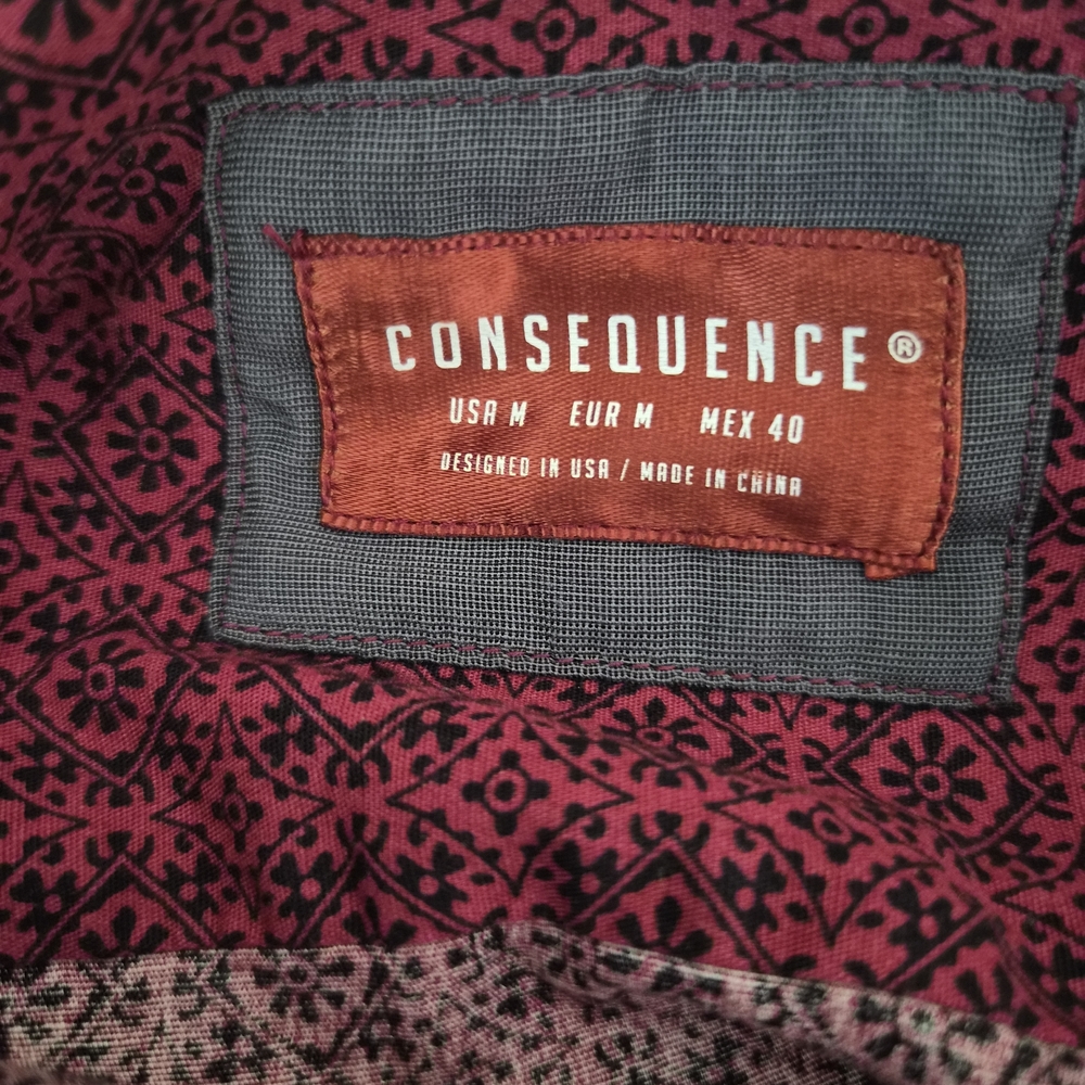 Consequence Men's Red Dress Shirt